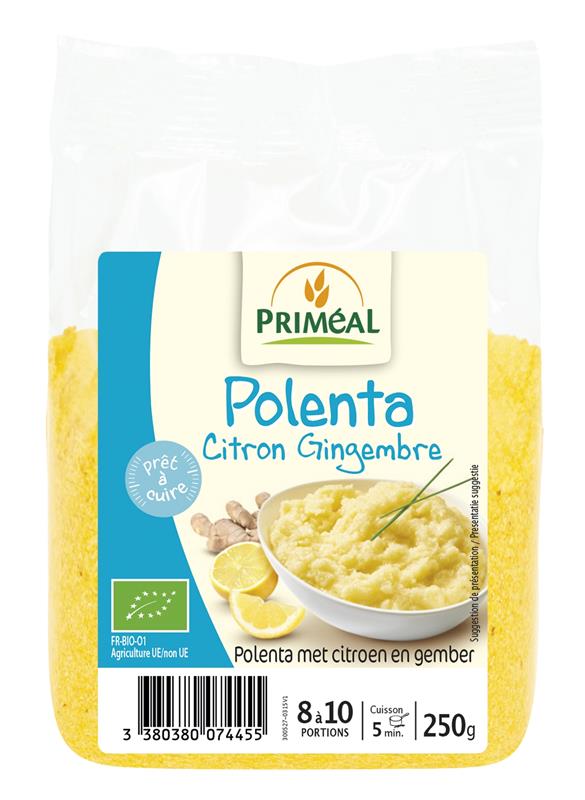Mamaliga cu Lamaie si Ghimbir Bio Primeal 250gr