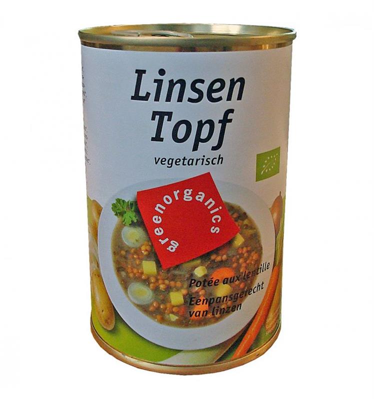 Mancare Bio de Linte Green Organics 400gr/240gr