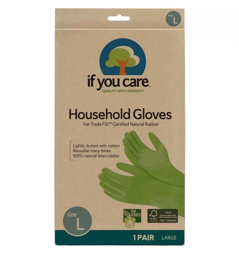 Manusi din Cauciuc Natural Uz Casnic Marimea L If You Care