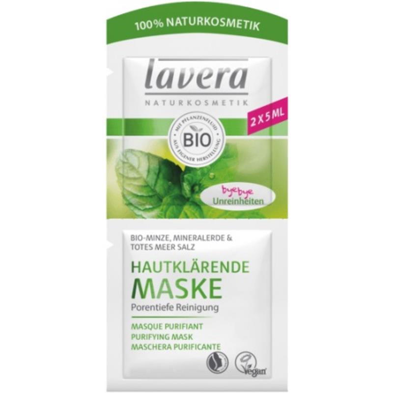 Masca Antiacnee cu Menta Bio 10 mililitri Lavera
