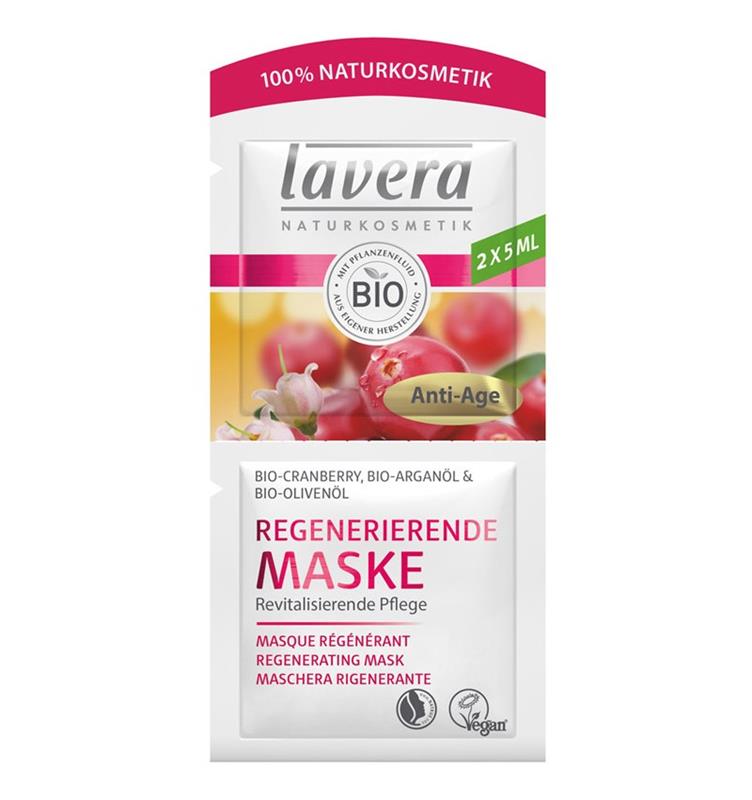 Masca Antirid cu Merisoare si Argan Bio Lavera 2x5ml