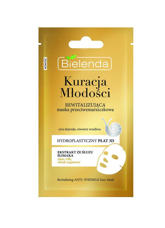 Masca Antirid Revitalizanta cu Extract de Melc 23gr Bielenda