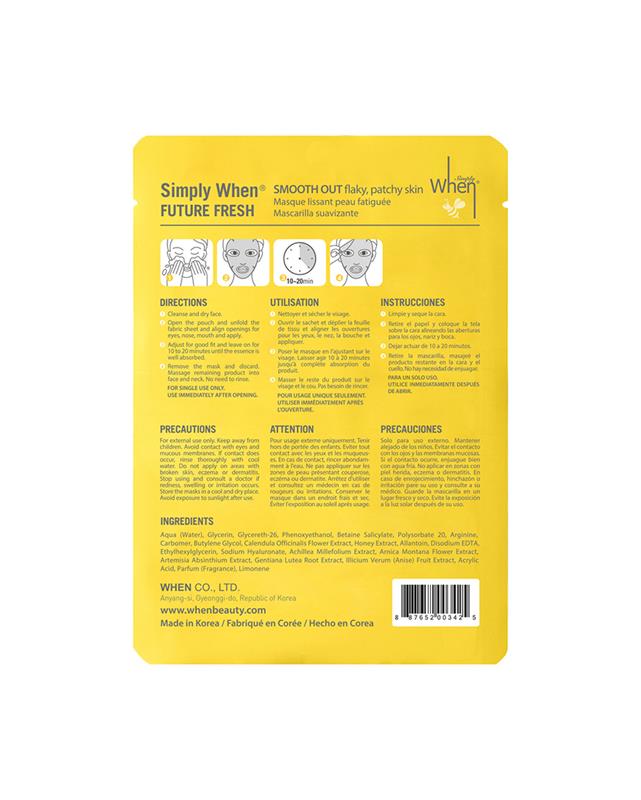 Masca Coreana Hidratanta si Revigoranta pentru Ten Obosit Future Fresh 23 mililitri When