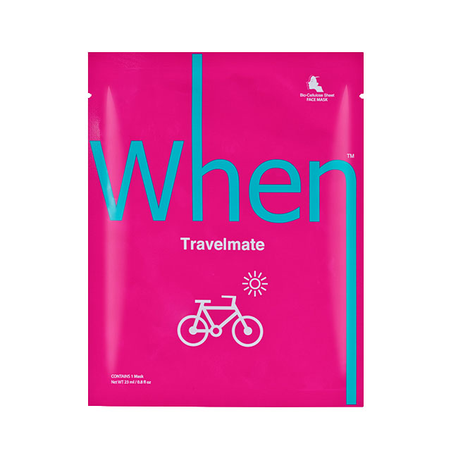 Masca Coreana Revitalizanta din Bioceluloza cu Musetel pentru Ten Uscat Travelmate 23 mililitri When
