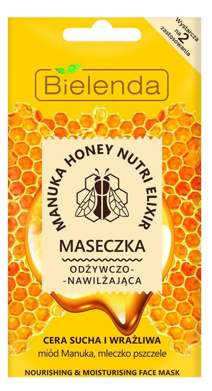 Masca de Fata Hranitoare si Hidratanta pentru Ten Uscat si Sensibil 8gr Bielenda 