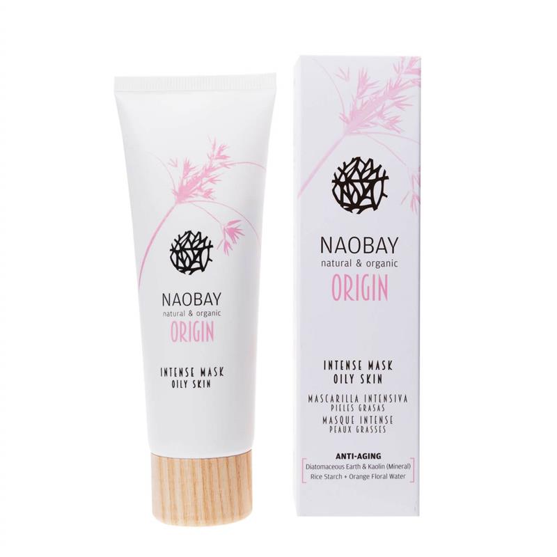 Masca Intensa Antioxidanta cu Argila, Omega 6,9 si Vitamina E pentru Ten Gras Origin 75 mililitri Naobay
