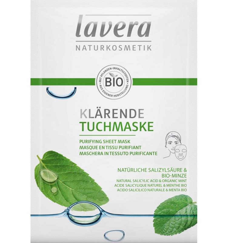 Masca Servetel Purificatoare Bio 1buc Lavera