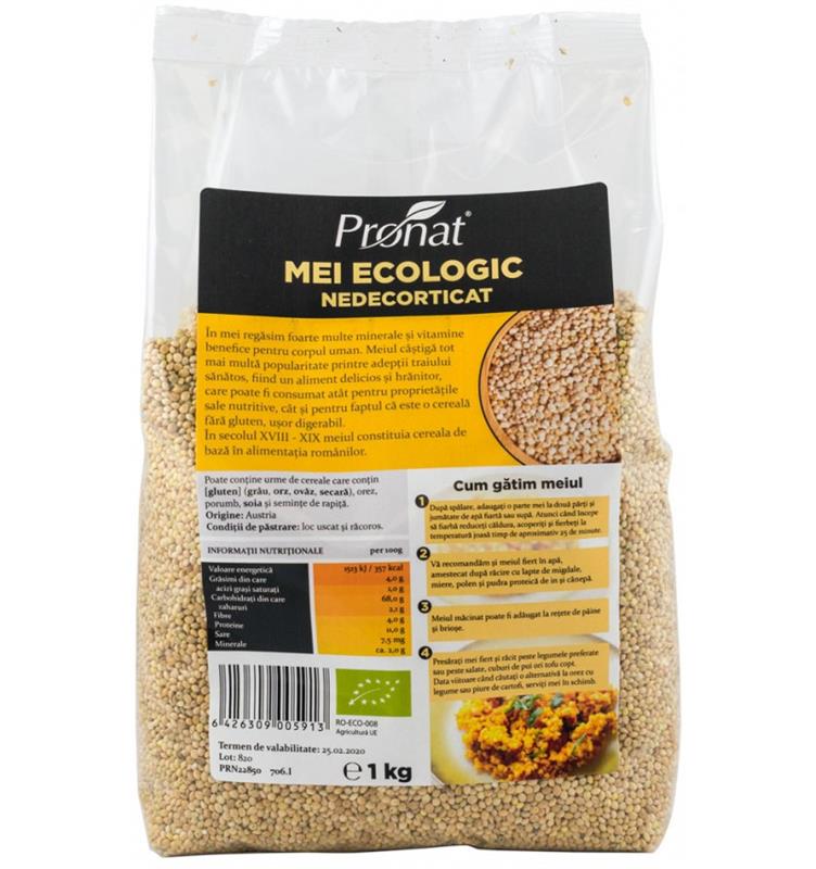 Mei Nedecorticat Bio 1000gr Pronat
