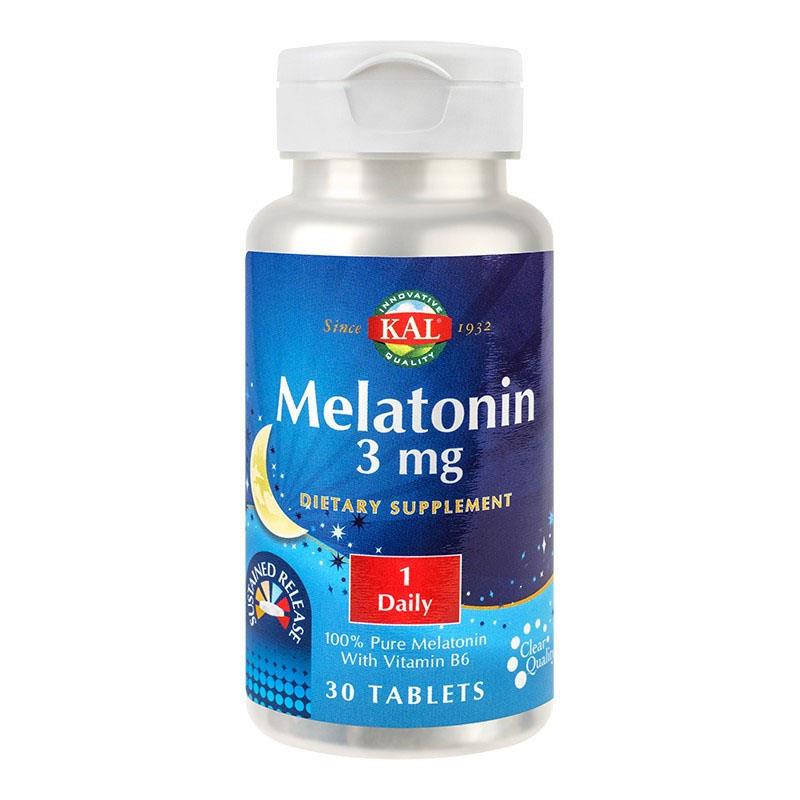 Melatonin 3mg Kal Secom 30cpr