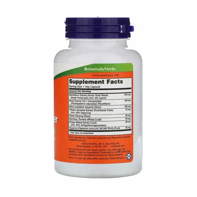 Men's Virility Power 120 capsule Now Foods