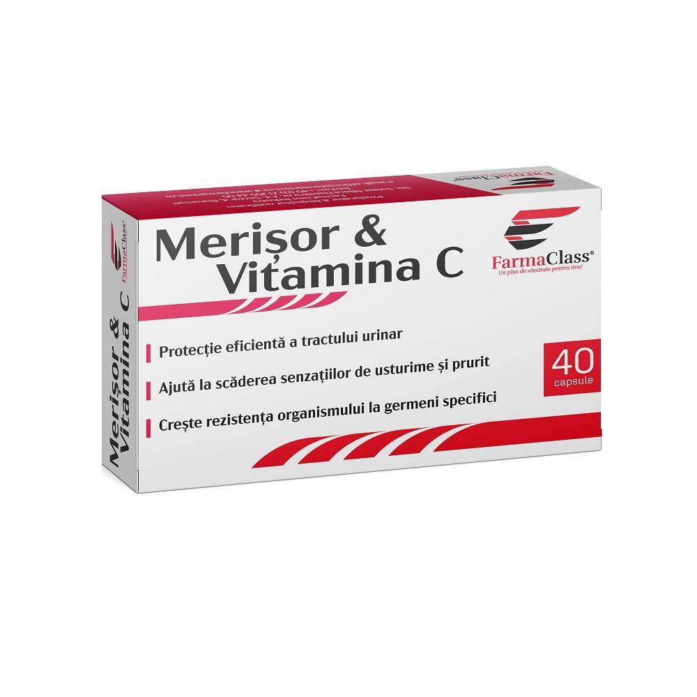 Merisor si Vitamina C Farma Class 40cps