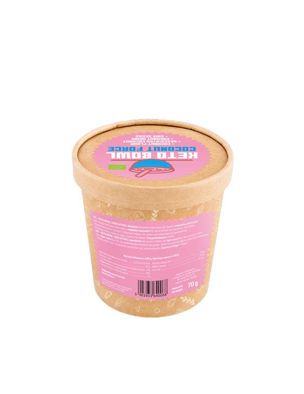 Mic dejun Keto Bowl Coconut Force Bio 70 grame Diet Food