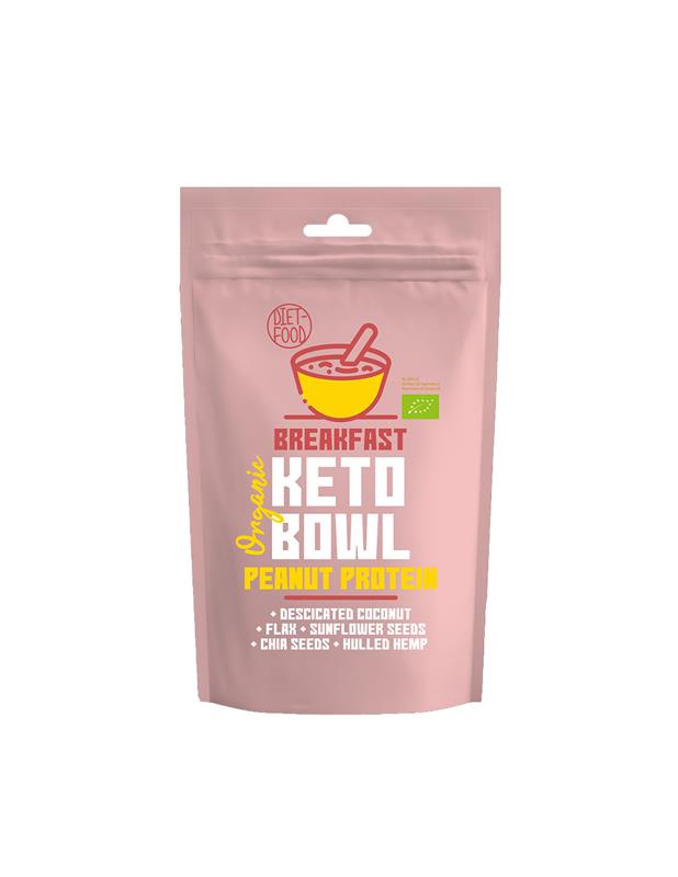Mic Dejun Keto Bowl Proteina de Arahide Bio 200gr Diet Food