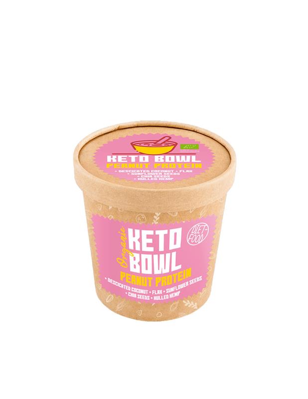 Mic Dejun Keto Bowl Proteina de Arahide Bio 70 grame Diet Food