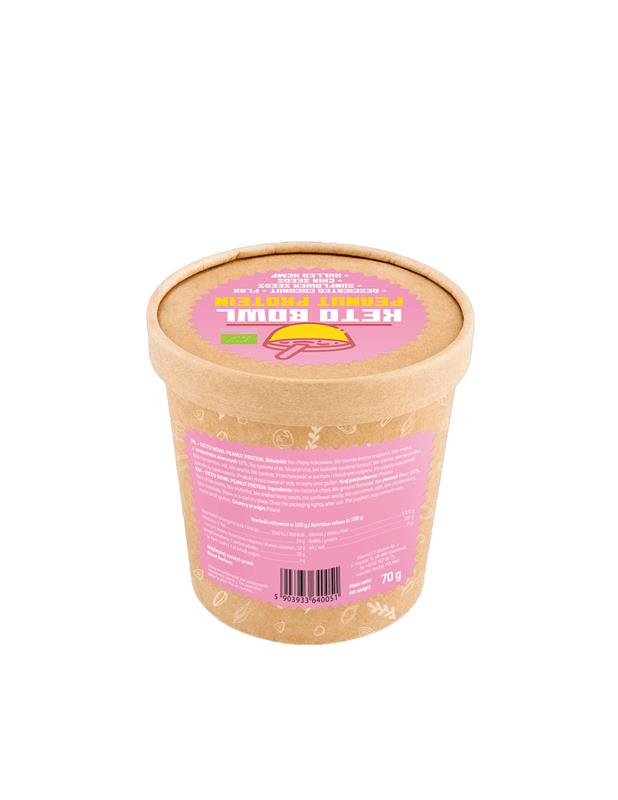 Mic Dejun Keto Bowl Proteina de Arahide Bio 70 grame Diet Food