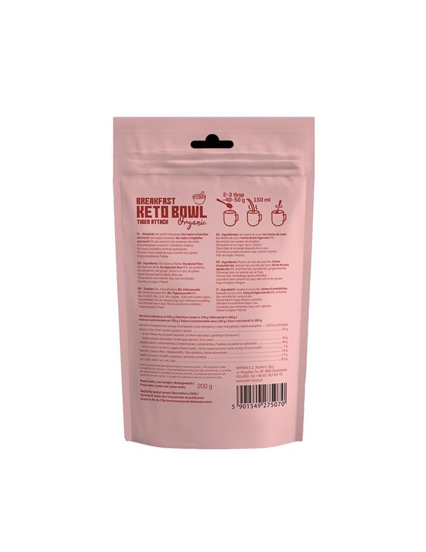Mic Dejun Keto Bowl Tiger Attack Bio 200gr Diet Food