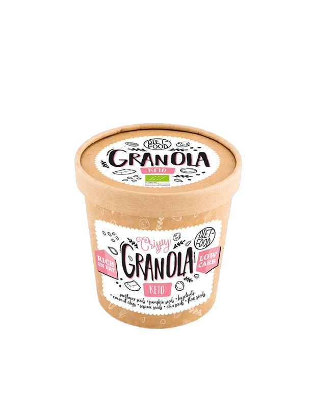 Mic Dejun Keto Granola Bio 70 grame Diet Food