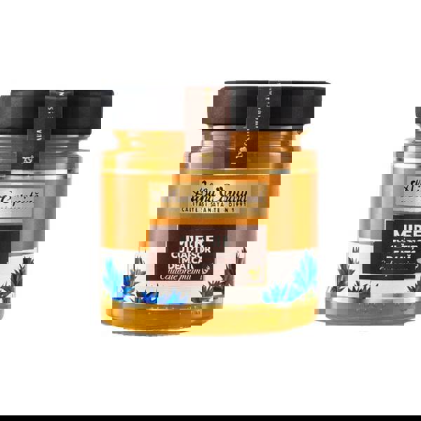 Miere cu Laptisor de Matca 270 grame Albina Carpatina Apicola Pastoral Georgescu