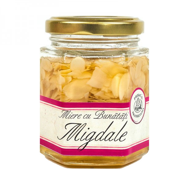 Miere cu Migdale Prisaca Transilvania 200gr