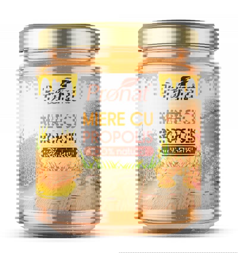 Miere cu Propolis 220 grame Pronat