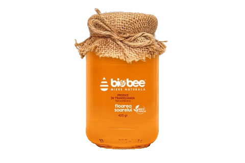 Miere de Floarea Soarelui 420 grame BioBee