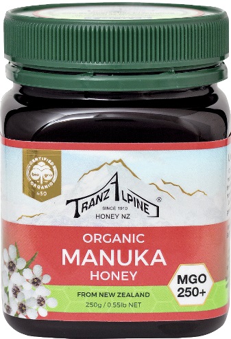 Miere de Manuka Bio MGO 250+ 250gr TranzAlpine