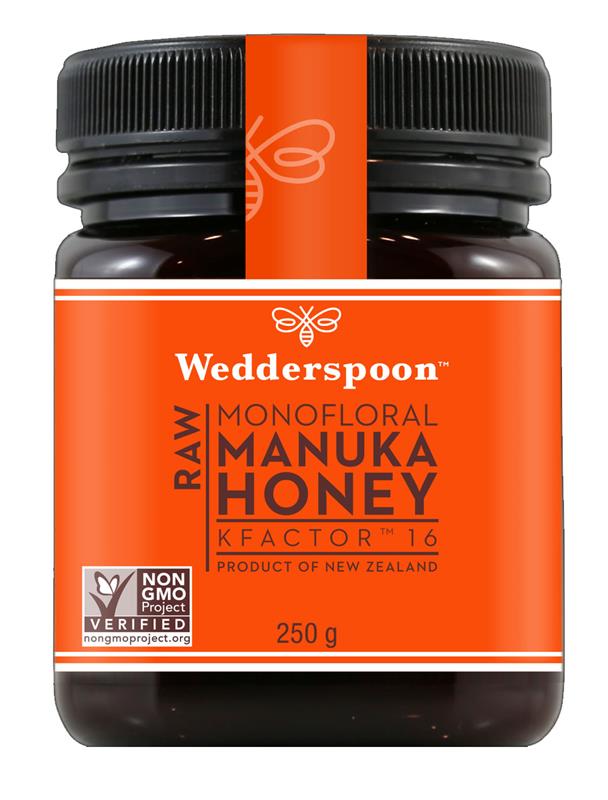 Miere de Manuka KFactor 16+ Raw Wedderspoon 250gr