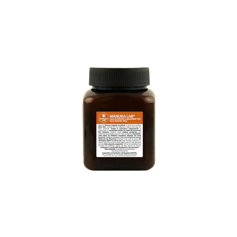 Miere de Manuka Naturala MGO 100+ 250 grame New Zeeland