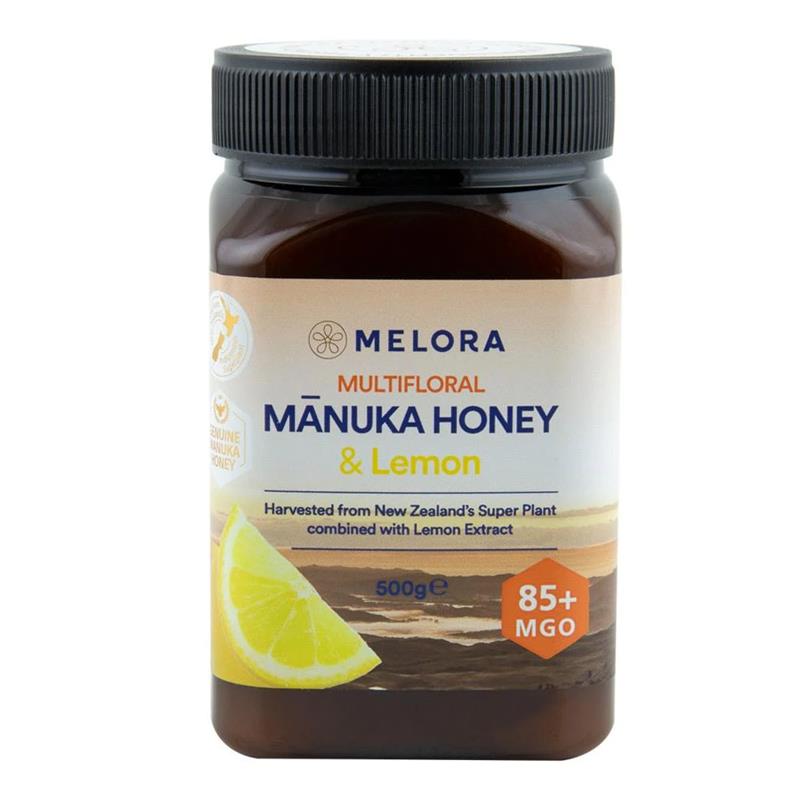 Miere de Manuka Poliflora cu Lamaie Melora MGO 85+ 500gr New Zealand