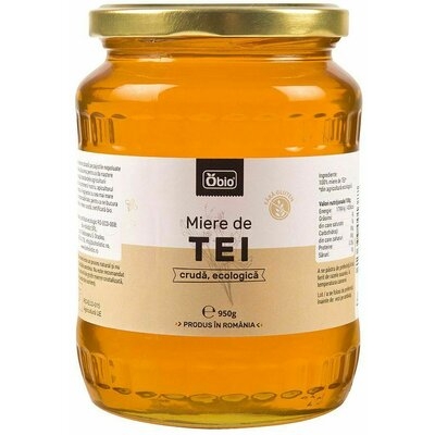 Miere de Tei Cruda Bio 950gr Obio