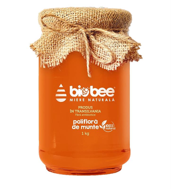 Miere Poliflora de Munte 1000 grame BioBee
