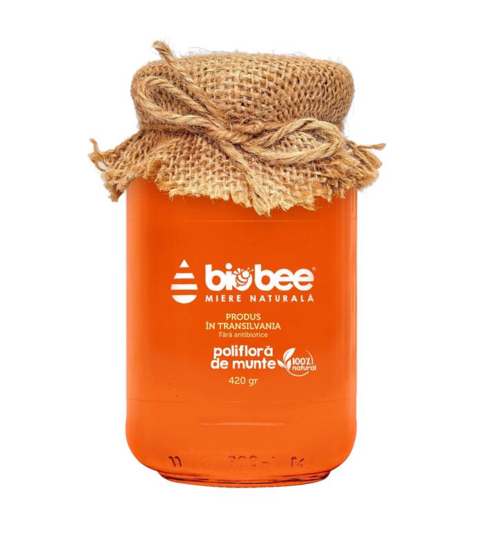 Miere Poliflora de Munte 420 grame BioBee
