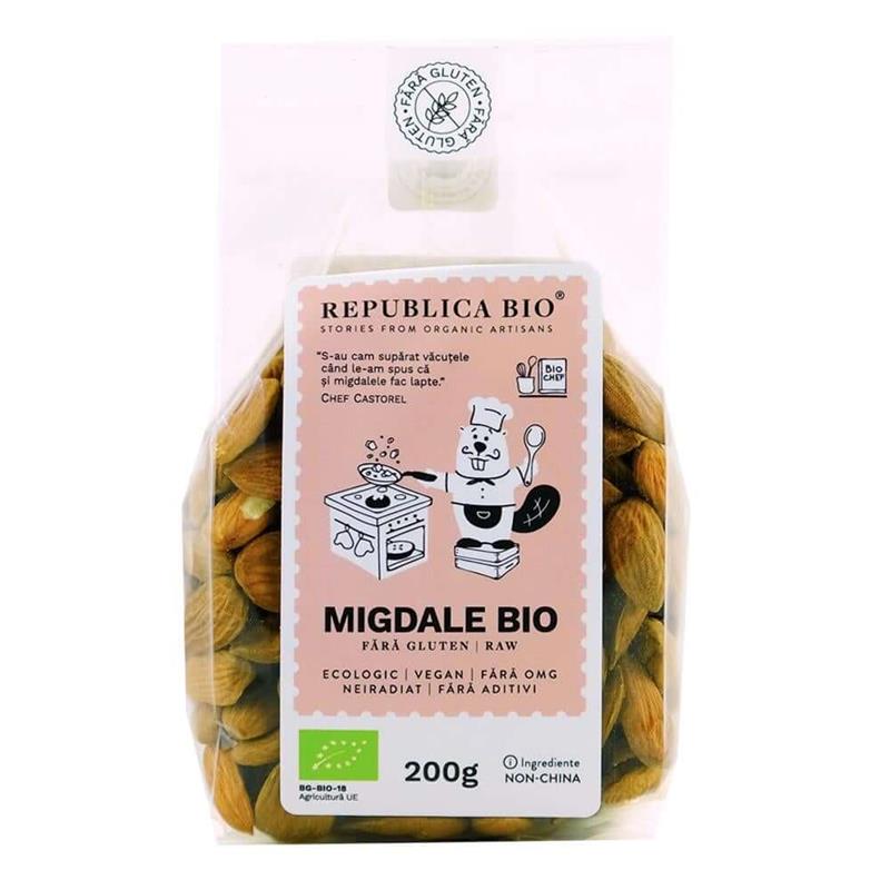 Migdale Fara Gluten Bio 200 grame Republica Bio