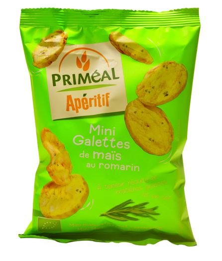 Mini Rondele de Porumb cu Rozmarin Bio Primeal 50gr