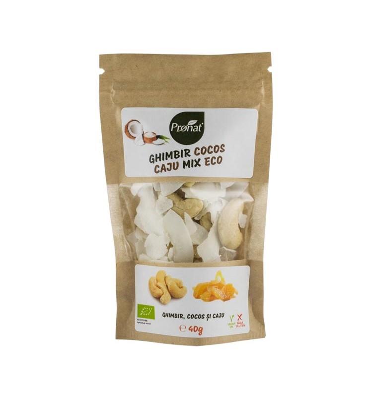 Mix Bio de Ghimbir Cocos si Caju Pronat 40gr