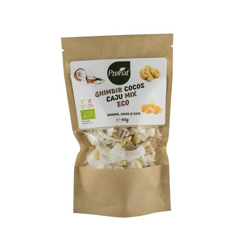 Mix Bio de Ghimbir Cocos si Caju Pronat 90gr
