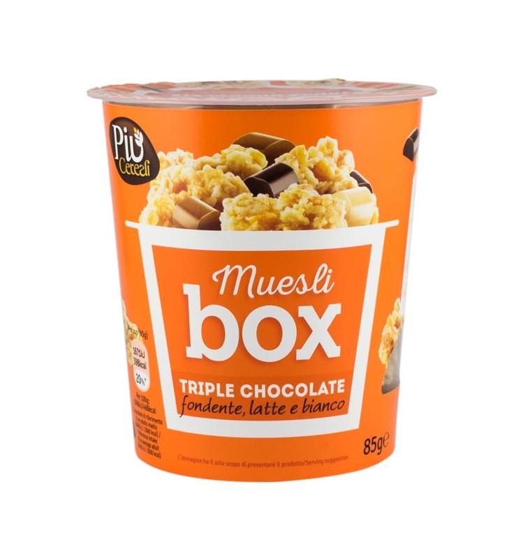 Mix de Cereale Crocante cu Trei Feluri de Ciocolata Pronat 85gr