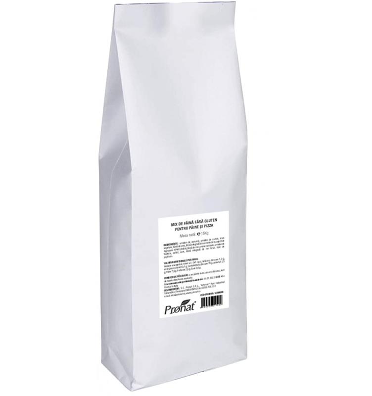 Mix de Faina Fara Gluten pentru Paine si Pizza 15 kilograme Pronat