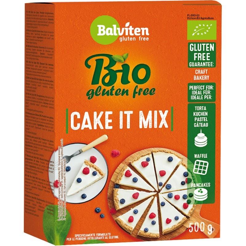 Mix de Faina pentru Prajituri Fara Gluten Bio 500 grame Balviten