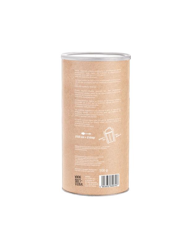 Mix de Proteine Vegane cu Capsuni Bio 500 grame Diet Food