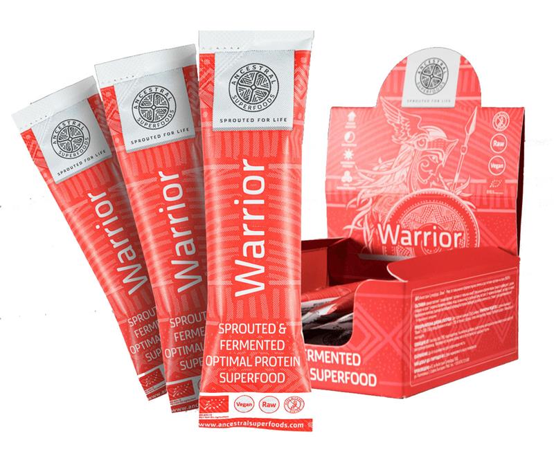 Mix de Proteine Warrior Optimal Bio 10 grame x 10 plicuri Ancestral Superfoods