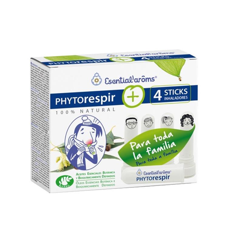 Mix de Uleiuri 30 mililitri Phytorespir cu 4 Stickuri Inhalatoare Esential Aroms