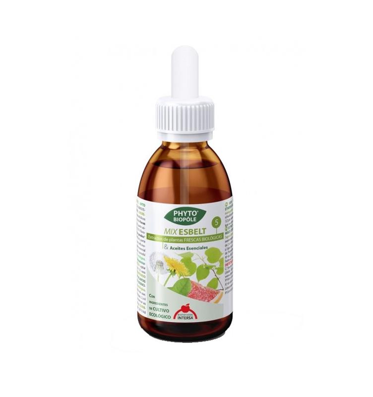 Mix din 5 Plante Esbelt Depurativ si Controlul Greutatii 50ml Phyto Biopole