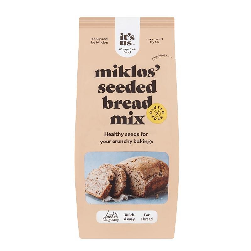 Mix Faina Fara Gluten pentru Paine cu Seminte Paradisul Verde 500gr