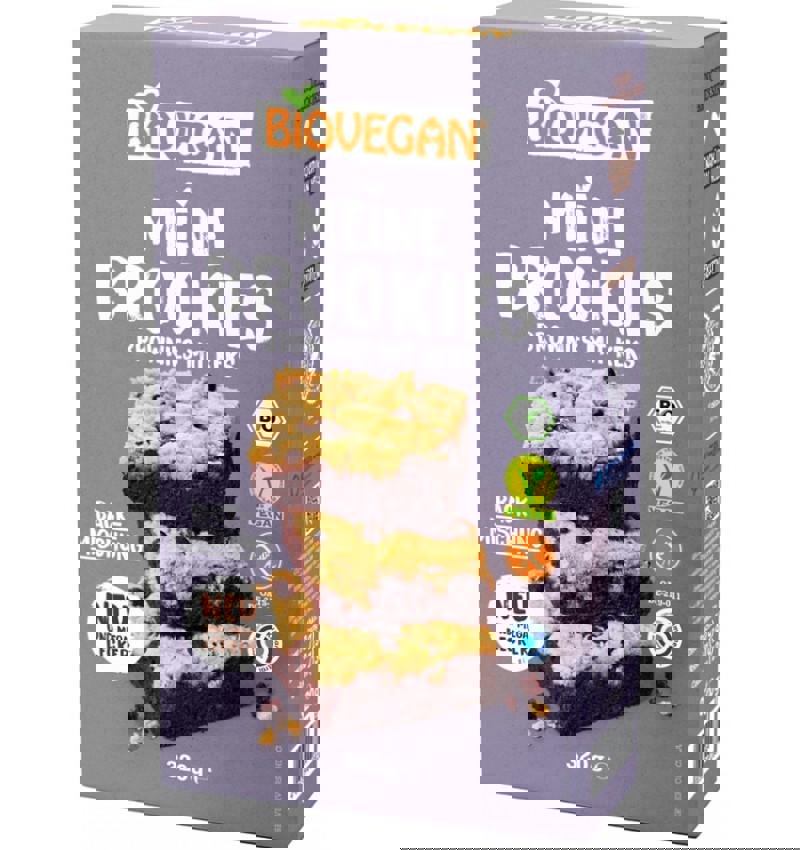 Mix pentru Brookies Brownies cu Biscuiti Vegan Eco 320 grame Biovegan