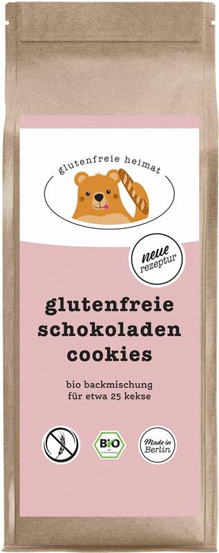 Mix pentru Fursecuri cu Ciocolata Fara Gluten Bio 200 grame Glutenfreie Heimat