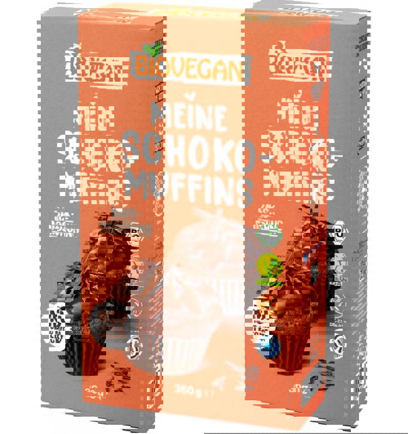 Mix pentru Muffins cu Ciocolata Vegan Eco 360 grame Biovegan