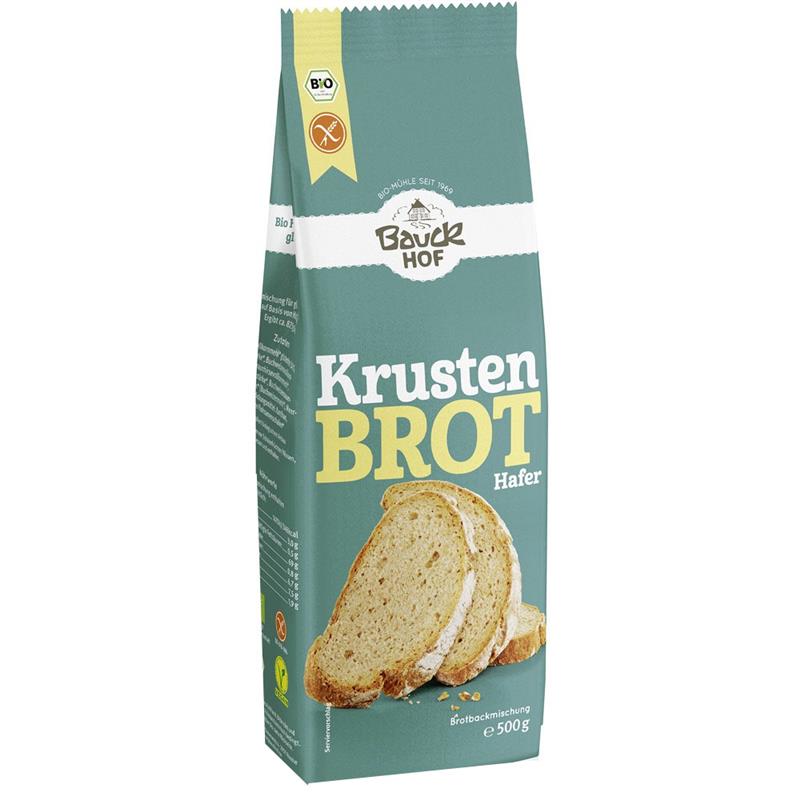 Mix pentru Paine Crocanta Fara Gluten Bio 500 grame Bauck Hof