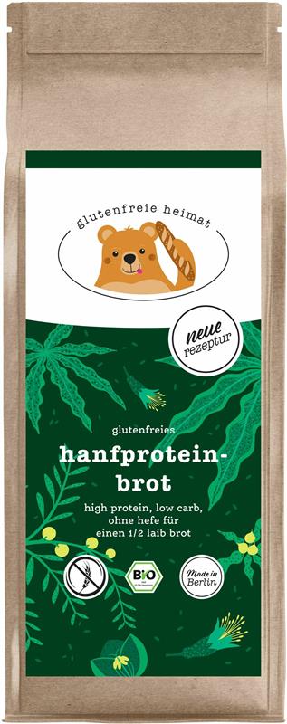 Mix pentru Paine cu Proteine din Canepa Fara Gluten Bio 270 grame Glutenfreie Heimat