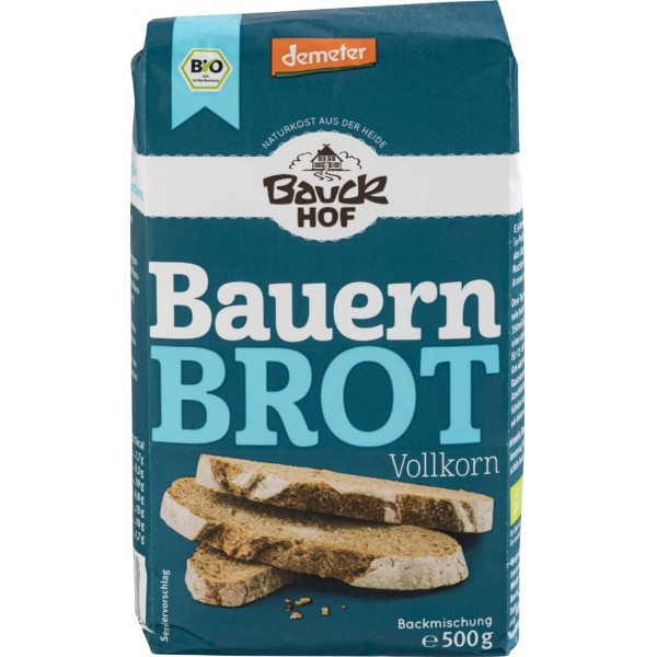 Mix pentru Paine Taraneasca Integrala Bio 500gr Bauck Hof